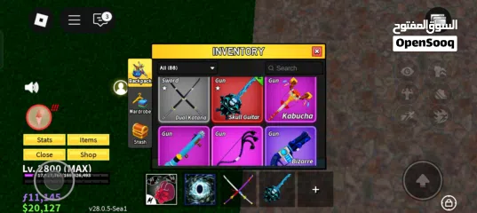  15 للبيع حساب بلوكس فروت قوي تقريبا كل شي في اللعبه blox fruit account strong for sell