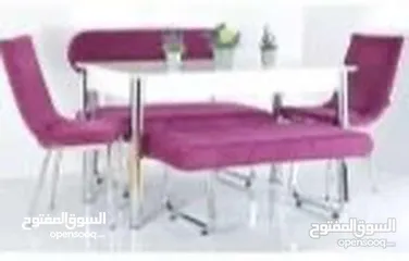  4 طاوله مطبة ل 6 اشخاص تركيه بحاله الجديده مغلفه