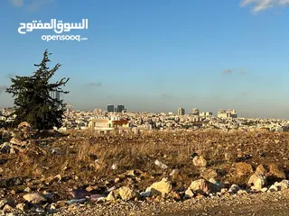  3 ارض للبيع - حجار النوابلسة - قرب وزارة الخارجية و اطلالة على عبدون و دير غبار