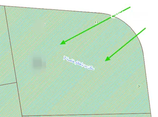  1 أرض مساحة دونم و 206م تقع ع شارعين سكن ب بأحكام خاصة / الظهير