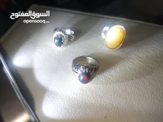  1 خواتم أوبال اثيوبي وهدايا قيمة opal rings silverb