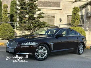  3 JAGUAR XF 2013 Full loaded (مخزنة) وارد الوكالة وصيانة الوكالة قاطعة مسافة 40 الف كم
