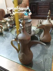  5 دلال قهوة عربية نوادر ومميزه صناعة سورية قديمة