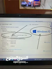  5 لابتوب hp core i5 الجيل العاشر استخدام بسيط جداً بحال الوكاله كرت شاشه اضافي نوع ممتاز