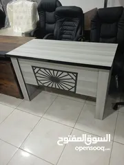  8 مكتب 120  و140 و160 سم مع درجين معلقات باسعار خياليه