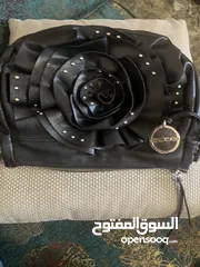  3 Original Trendy Bebe feux leather  shoulder bag - used شنطة يد / كتف عملية جلد طبيعي ماركة Bebe