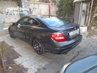  6 مرسيدس كوبيه C250 تيربو موديل 2013 كامل المواصفات فتحه بانوراما  قمه في النظافة 4سلندر أحلي استعمال