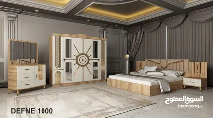  10 غرف نوم تركي 7 قطع شامل التركيب والدوشق مجاني
