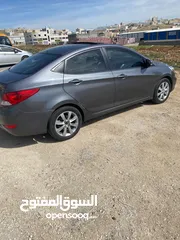  6 هونداي اكسنت موديل 2014 لون فيراني بحالة ممتازة فحص 4 جيد