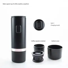  4 ماكينة القهوة المحمولة لاسلكية Portable Espresso Coffee Machine PCM03