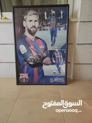  1 لوحه مسي زجاج مع خشب