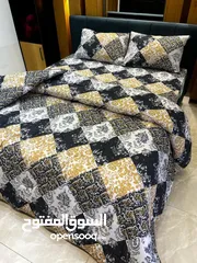  1 لحاف نفخ صيفي مجوز 6 قطع جودة عالية جدا مع كفالة  المقاسات : اللحاف 250×220 الملف 180×200×25 مع مغيط