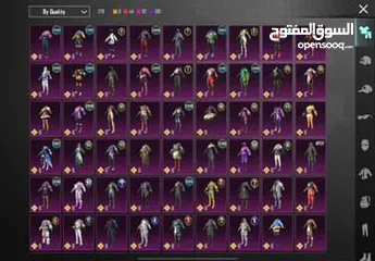  4 حساب ببجي قديم اسطوري للبيع لڤل 79