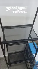  5 مكتبة تليفزيون ومكتبة حديد TV stand and clothes rack