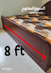  13 King Size Bed with Orthopaedic Mattress (Excellent Condition!)