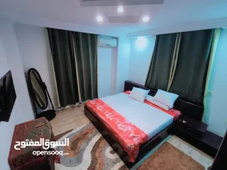  11 شقة فاخرة للايجار مفروش  بارقي منطقة بالمهندسين  شارع احمد عرابي