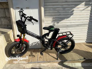  1 بسكليت كهرباء مستعمل شبه جديد Green Bike