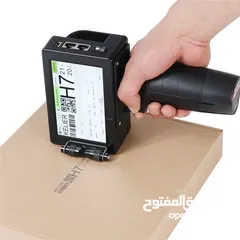  2 ماكينة ختم تاريخ انتاج و إنتهاء و باركود ليزر يدوية