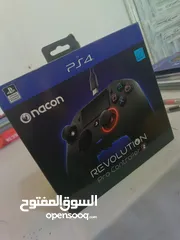  6 كنترولر احترافي لل بلايستيشن 4 والبي سي controller Nacon Pro 2 for (ps4/pc)