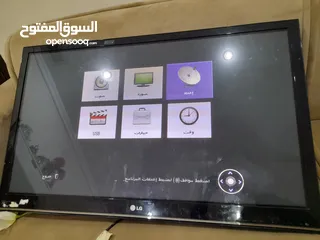  4 تلفزيون ال جي بحالة ممتازة