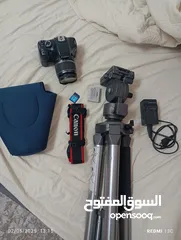  9 للبيع: كاميرا Canon EOS 550D (Kiss X4) + ملحقات كاملة بحالة ممتازة
