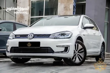 1 Volkswagen E-golf 2019  •السيارة بحالة ممتازة جدا