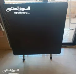  4 طاولة بلاستيك لون بني إستعمال بسيط