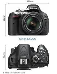  3 Nikon 5200d