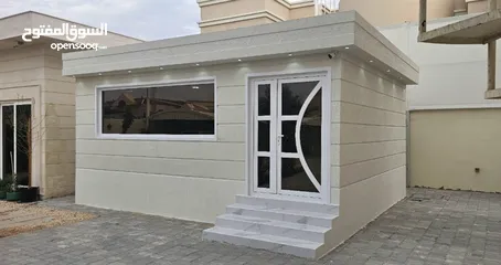  1 كرفان ضد الحريق تصميم حسب الطلب