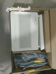  2 راوتر فايبر هواوي للبيع مستعمل خفيف بحالة الجديد
