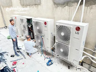  8 مكيف مركزي فل انفيرتر بنظامين حامي A+++ ونظام بارد A++ توفير بإستهلاك الطاقه بنسبه 65%