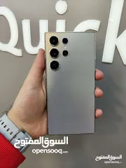  11 SAMSUNG S24 ULTRA (256GB) / 12 RAM USED /// سامسونج اس 24 الترا ذاكرة256 الرام 12 مستعمل وكاله
