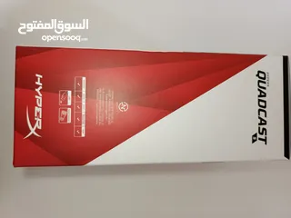  13 مايكروفون احترافي HyperX Quadcast S   مايك هايبر اكس كواد كاست اس (جديد)