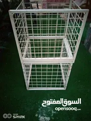  3 قفاص ارنب وطيور آخره لبيع