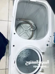  2 غساله حوضين نوع شارب  9 كيلو  شغاله 100%