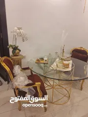  2 طاولة سفره سوكريت مع معدن من دبي