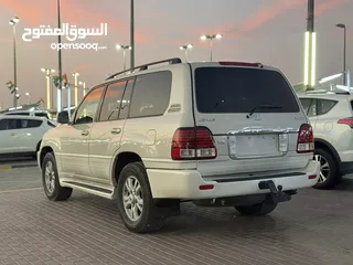  4 ارخص لكزس LX470 2004 السيارة وارد امريكا جمبين محول عادي بحالة ممتازة ضمان فحص مرور ناجح