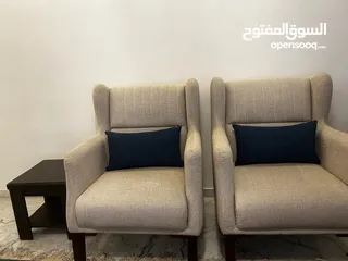  3 طقم جلوس مع طاولات للبيع