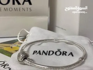  7 اسوارة pandora+ديزني+فضة925مختومة كامل ب45دينار