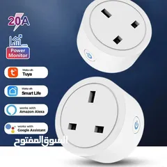  1 فيش كهربائي ذكي 20A