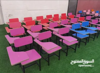 21 جميع مقاسات الواح الكتابة وايت بورد كراسي محاضرات دروج مدرسية طاولات رياض اطفال