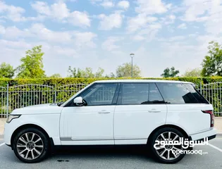  8 A Clean And Very Well Maintained RANGE ROVER 2014 White VOGUE SPORTS