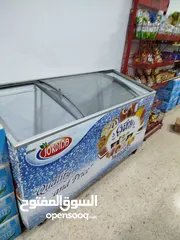  2 فريزر بوظة وثلاجة