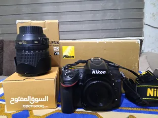  18 كاميرا نيكون 7100 d مع عدستها الاصليه وكاله و جميع اكسسواراها الاصلية