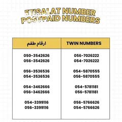  13 ETISALAT SPECIAL NUMBERS