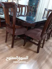  5 طاولة سفره 8 كراسي