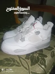  1 Jordan 4 Retro White Oreo (2021) نايك جوردن 4 بسعر مغري جداا بدل ال50 فقط 25