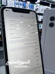  8 iPhone 11 (128 GB) battery 100%  ايفون 11 جديد مشغل 13 يوم فقط لا غير  كفالة لـ30/12/2025 من الشركة