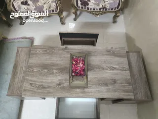  16 طاولة شاشة +خزانة أحذية +طاولة مجلس+اربع قطع جانبية