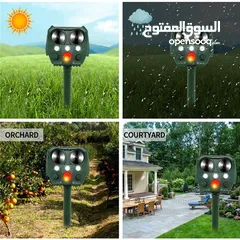  11 جهاز طارد الحيوانات والزواحف والطيور يعمل بالطاقة الشمسية